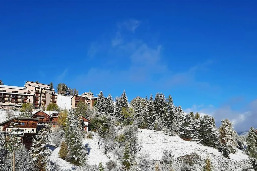 Studio 4P - Vue Magnifique - Pied Des Pistes Enchastrayes Apartment